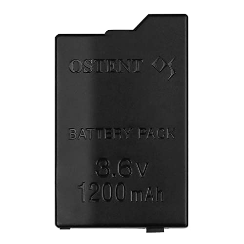 OSTENT High Capacity Quality Real 1200mAh 3.6V Lithium Ion Li-ion Polymer Rechargeable Battery Pack Replacement for Sony PSP 2000/3000 PSP-S110 Console