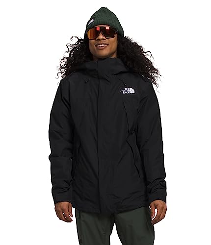 THE NORTH FACE Men's Clement Triclimate Jacket, TNF Black/Asphalt Grey, Large