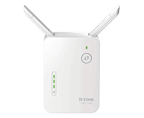 D-Link Wifi Extender N300 Range Wall Signal Booster Ethernet Wireless Internet Network Repeater (DAP-1330)