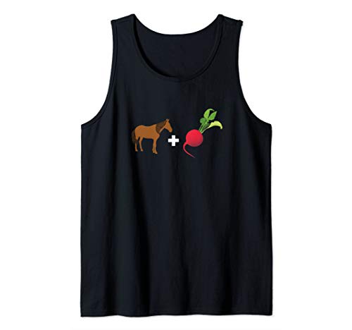 Horse Radish Funny Vegetable Pun, Horseradish Foodie Tank Top