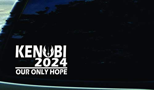 7' X 4' Kenobi 2024 Our Only Hope Vinyl Die Cut Decal for Your Car, Truck, Laptop, Window