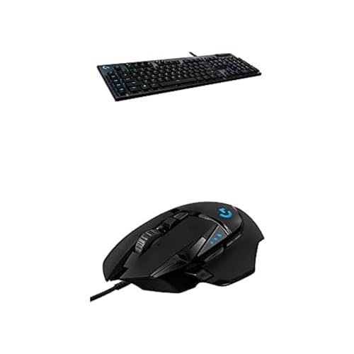 Logitech G815 RGB Mechanical Gaming Keyboard (Tactile) & G502 Hero High Performance Gaming Mouse