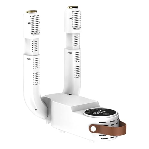 Boot Dryer for Boots, Small Dehumidifier Telescopic Ports with Heat Blower and Warmer Intelligent Timer- Electric Shoe Dryer Folding Design & Quick Drying for Shoes, Gloves, Hats, Socks, Ski Boots