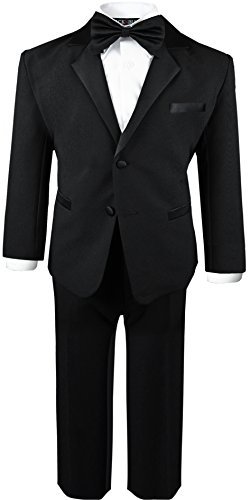 Black n Bianco Boys Infant and Toddlers Black Tuxedo Size 3t