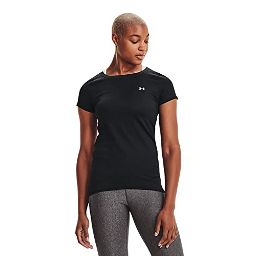 Under Armour Women's HeatGear Armour Short Sleeve MD Black