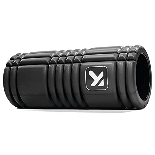 TRIGGERPOINT PERFORMANCE THERAPY GRID Foam Roller for Exercise, Deep Tissue Massage and Muscle Recovery, Original (13-Inch), Midnight