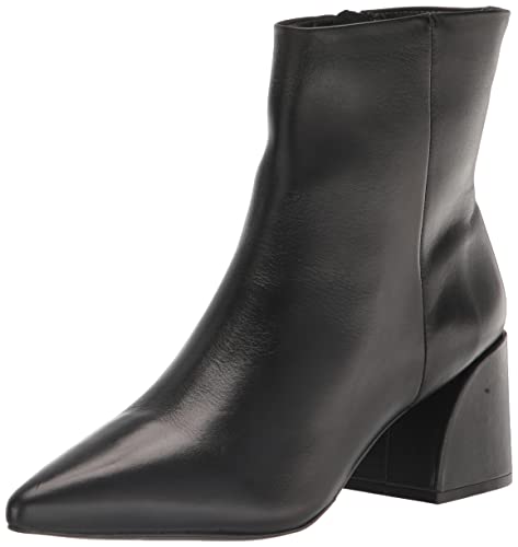 Steve Madden Women's Faris Fashion Boot, Black Leather, 8