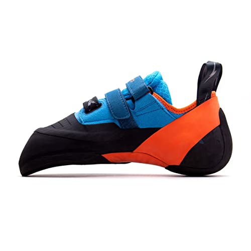 EVOLV Shaman Climbing Shoe - Blue/Orange 9.5