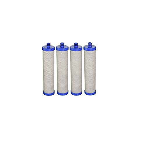 IPW Industries Inc. Compatible Reverse Osmosis Annual Replacement Water Filters for WHER12 and WHER18 System; Pack of 4; Membrane Not Included.