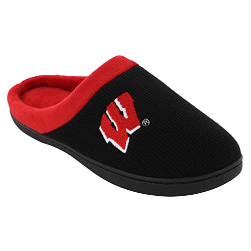 Comfy Feet Everything Comfy Wisconsin Badgers Clog Slipper - X Large,10.5-12 Women/9.5-11 Men,CFNCAA16-P