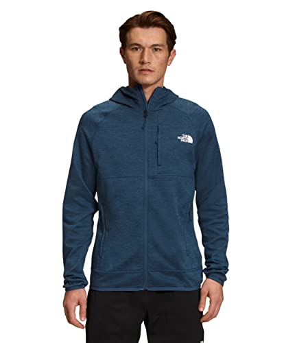 THE NORTH FACE Men's Canyonlands Hoodie Sweatshirt, Shady Blue Heather 2, Large
