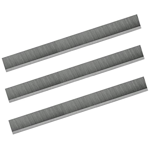 FOXBC 6-1/8 Inch Jointer Planer Knives Blades for Ridgid JP0610,Delta 37-190 37-195, Craftsman 21705 922995, JET JJ-6CS, Powermatic jointers - Set of 3