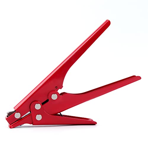 Knoweasy Cable Tie Tool with Zip Tie Tool and Tensioning and Cutting Tool for Plastic Nylon Cable Tie or Fasteners up to 0.37 Inches