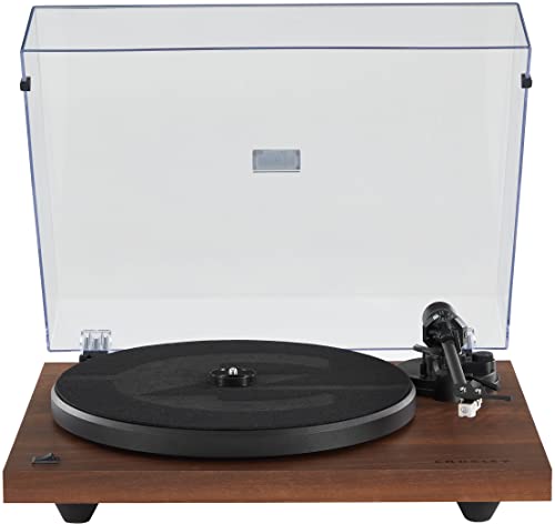 Crosley C6B-WA Belt-Drive Bluetooth Turntable Record Player with Adjustable Tone Arm, Walnut