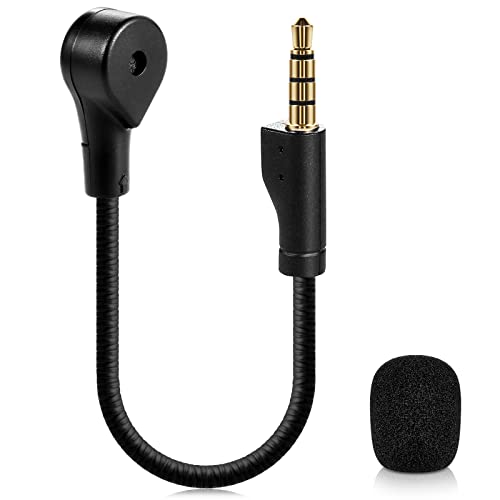 AKKE Mic Replacement for SteelSeries Arctis 1 3.5mm Jack Detachable Microphone Boom Noise Cancelling Compatible for SteelSeries Arctis 1,Gaming Headsets