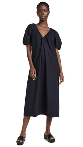 Mara Hoffman Women's Alora Puffy Top Dress, Black, M