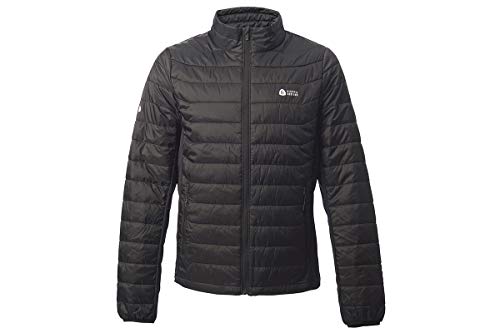 Sierra Designs Men's Tuolumne Sweater, Primaloft Insulated Jacket, 2X-Large, Black