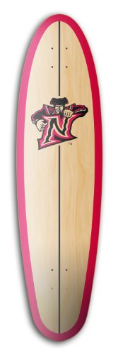 ztuntz skateboards California State University Northridge Sidewalk Rider Long Skateboard Deck, 9.65 x 37-Inch, Red/Black/Natural
