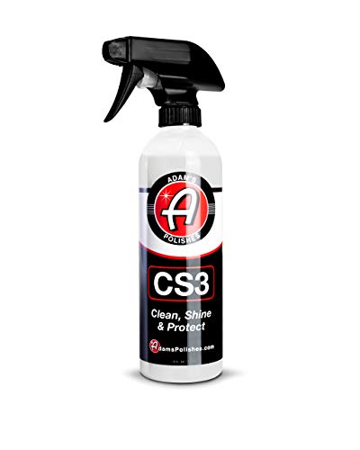 Adam's Polishes CS3 (16oz) - Ceramic Spray Coating That Cleans, Shines & ProtectsTop Coat Car Wash Polish & Paint Protectant Stronger Than Car Wax | RV Boat Motorcycle Car Detailing Waterless Wash