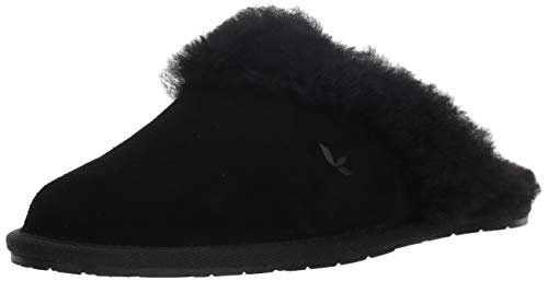 Koolaburra by UGG Women's Milo Slipper, Black/Black/Black, 7
