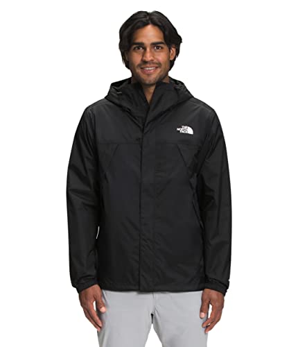 THE NORTH FACE Men's Waterproof Antora Jacket (Standard abd Big Size), TNF Black, X-Large