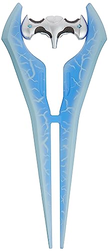 Disguise Halo Energy Deluxe Light Up Sword Costume Accessory, Blue, 30 Inch Length