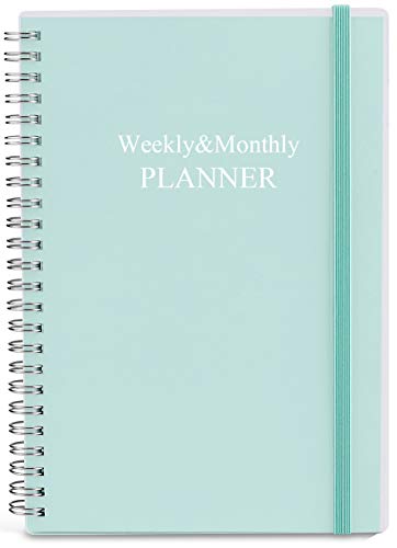 Nokingo Undated Planner for 2023 or Any Year - Weekly & Monthly Organizer Notebook & Journal to Track Goals, 5.85' x 8.25', Perfect to Organize Your Daily Life, Teal