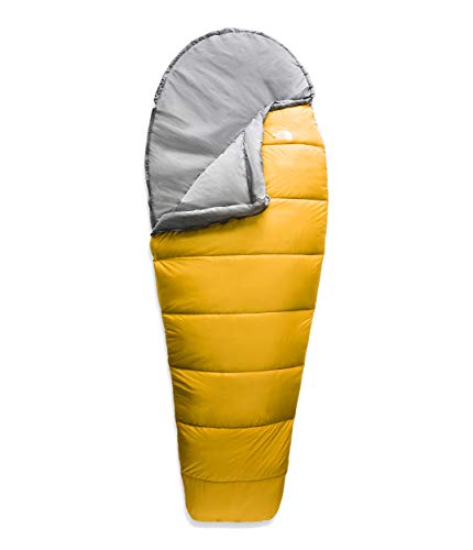 The North Face Wasatch 30F / -1C Backpacking Sleeping Bag, Arrowwood Yellow/Zinc Grey, Regular-Left Hand