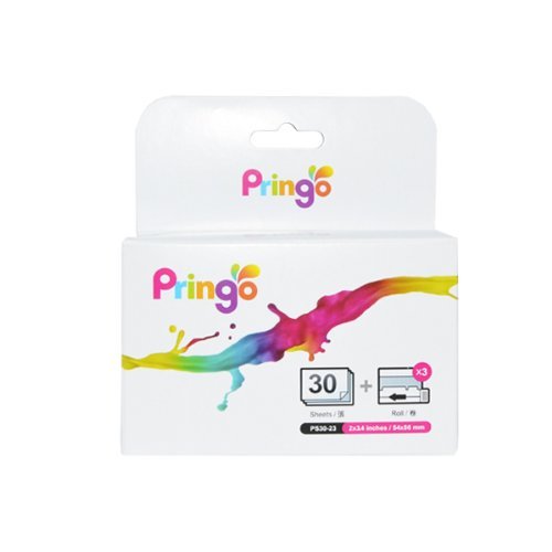 2 X HiTi Pringo P231 Pocket Printer Photo Paper and Ribbon 30 Prints Pack