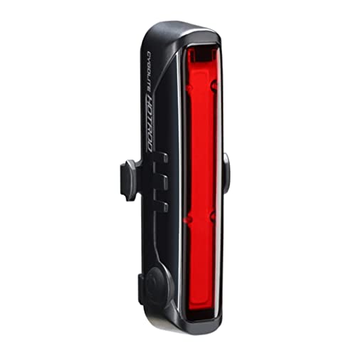 Cygolite Hotrod – 120 Lumen Bike Tail Light - 7 Night & Daytime Modes– Wide Beam COB LEDs – IP64 Water Resistant – USB Rechargeable–Great for Busy Roads, Black, Red, Compact