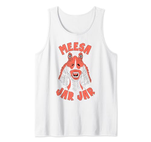 Star Wars Jar Jar Binks Meesa Jar Jar Portrait Tank Top