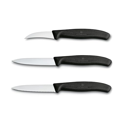 Victorinox Swiss Classic 3-Piece Paring Set, Black, 3-Inch