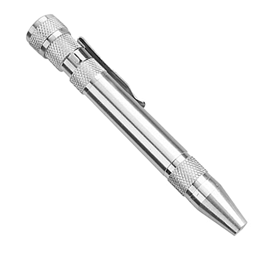 YÁSEZ 8 in 1 Screwdriver Set Mini Repair Pen Tool Alloy Precision Screwdriver Gadget for Home Improvement Computer Eyeglasses (Color : Black, Size : 11cm)