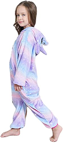 UDERUI Kids Unicorn Onesie Pajamas One-Piece Cosplay Costume Animal Sleepwear Girls And Boys
