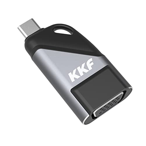 USB-C to VGA Adapter Compatible for MacBook Pro/Dell XPS 13/Chromebook Pixel/Yoga 910/Miix 510/surface go