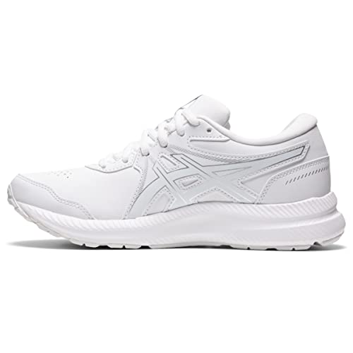 ASICS Women's Gel-Contend SL Walking Shoes, 8.5, White/White