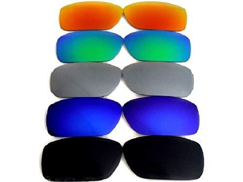 Galaxy Replacement lenses For Oakley Fuel Cell Polarized Black/Blue/Green/Titanium/Red 100% UVAB