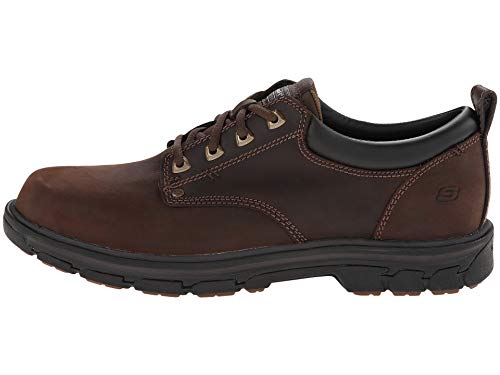 Skechers Men's Segment Rilar Oxford, Brown, 10.5 M US