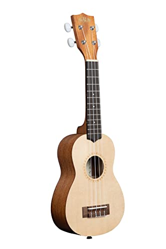 Kala KA-15S-S Mahogany Soprano Ukulele (Spruce Top)