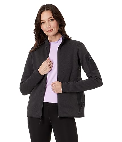 Arc'teryx Women's Covert Cardigan | Versatile, Durable Cardigan Sweater, Breathable & Stylish | Cardigan Sweaters for Women | Black Heather II, X-Large