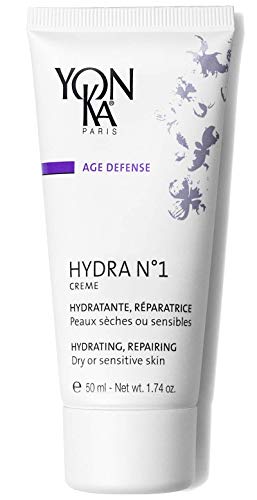 Yon-Ka Hydra No. 1 Creme (50ml) Anti-Aging Face Moisturizer, Hydrate Dry Skin with Hyaluronic Acid and Vitamin A, E & C, Rich Daily Cream to Restore Youthful Radiance, Paraben-Free
