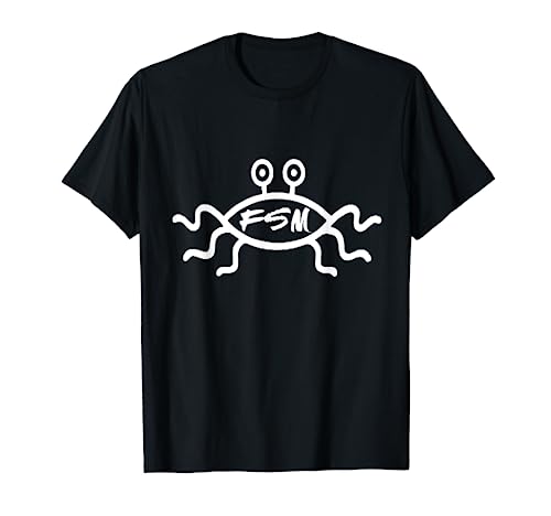 FSM Flying Spaghetti Monster Afterlife Pastafarian Atheist T-Shirt