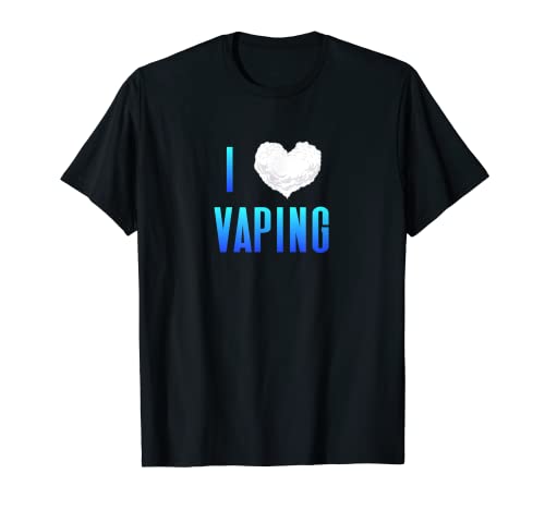 I Heart Vaping Colorful Clouds Chaser Vape Love Quit Smoking T-Shirt