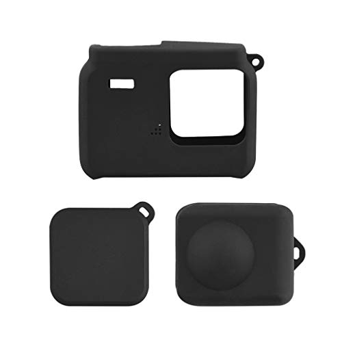 LUIKEY 2 Drone Lens One Cover R Cover Camera for Insta & 360 Case Camera Protective Silicone Camera Drone F11 4k Pro (Black, One Size)