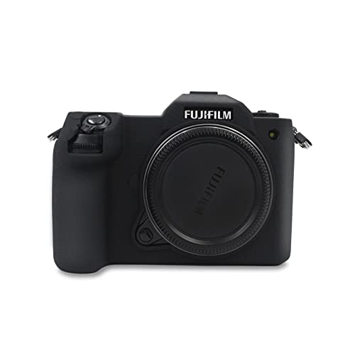 Rieibi GFX 100S Camera Case, Soft Silicone Cover Camera Case for Fuji Fujifilm GFX 100S, GFX 50S II, Ultra Light DSLR/SLR Full Protective Finepix GFX 100S, GFX 51S II Case