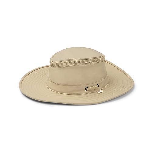 Tilley unisex adult Ltm6 Airflo Broad Brim Recycled Sun Hat, Khaki/Olive, 7.625 US