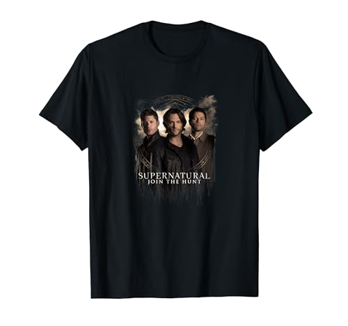 Supernatural Sam Dean & Castiel Logo Portrait T-Shirt