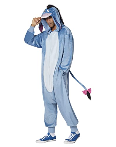 Spirit Halloween Adult Eeyore Union Suit | Officially Licensed | Union Suit | Winnie the Pooh | Adult Eeyore Costume