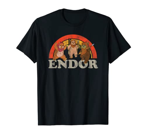 Star Wars Return of the Jedi Cute Ewoks Endor Retro T-Shirt T-Shirt