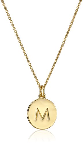 Kate Spade New York Gold-Tone Alphabet Pendant Necklace, 18'